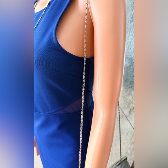 Love Culture Blue Midi Dress Excellent Condition - Picture 6 of 15